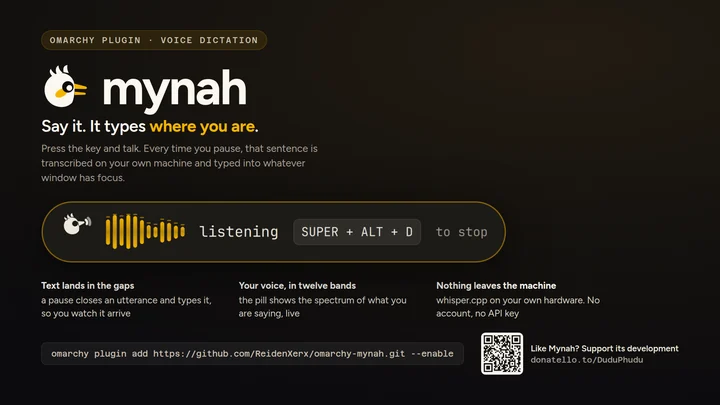 Mynah preview card